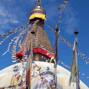 Bodnath (Buddhanath) et son stupa du XIVe siècle