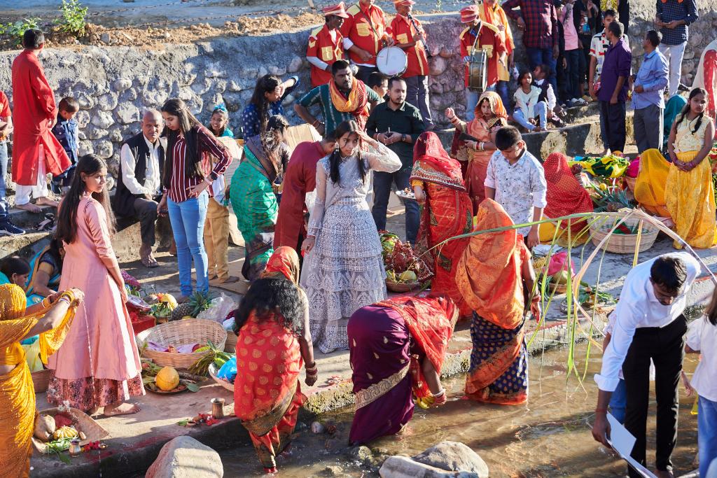 Chhath Puja à Pasighat [Arunachal Pradesh, Inde]  - 2023
