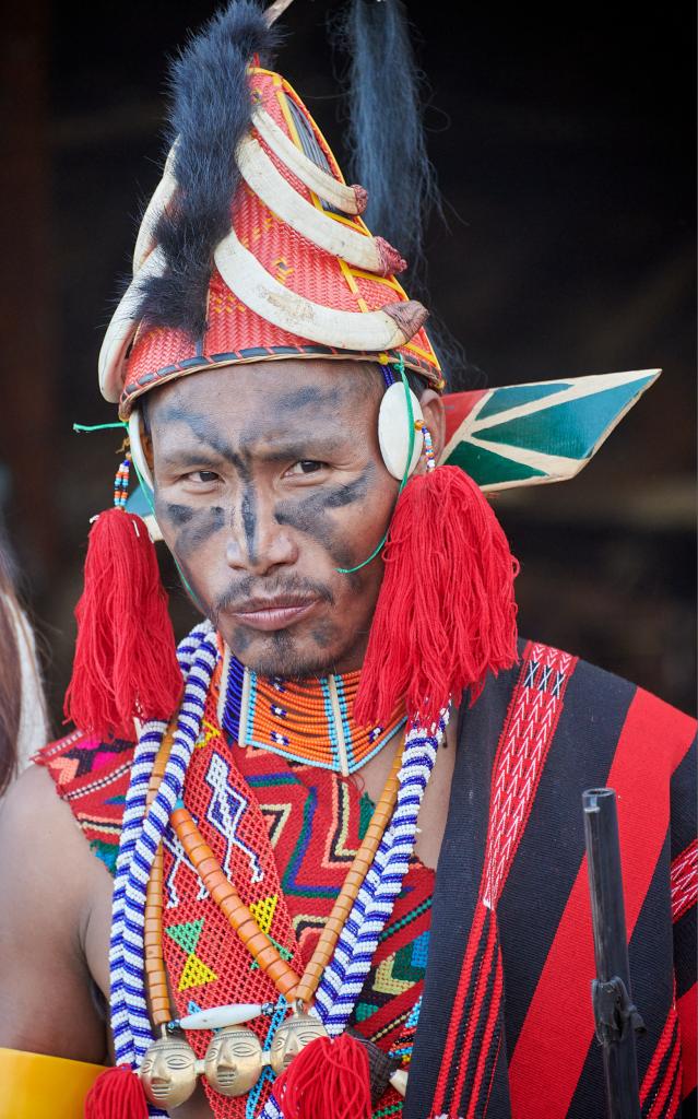 Naga Khonyak, Hornbill Festival, Nagaland [Inde] - 2023