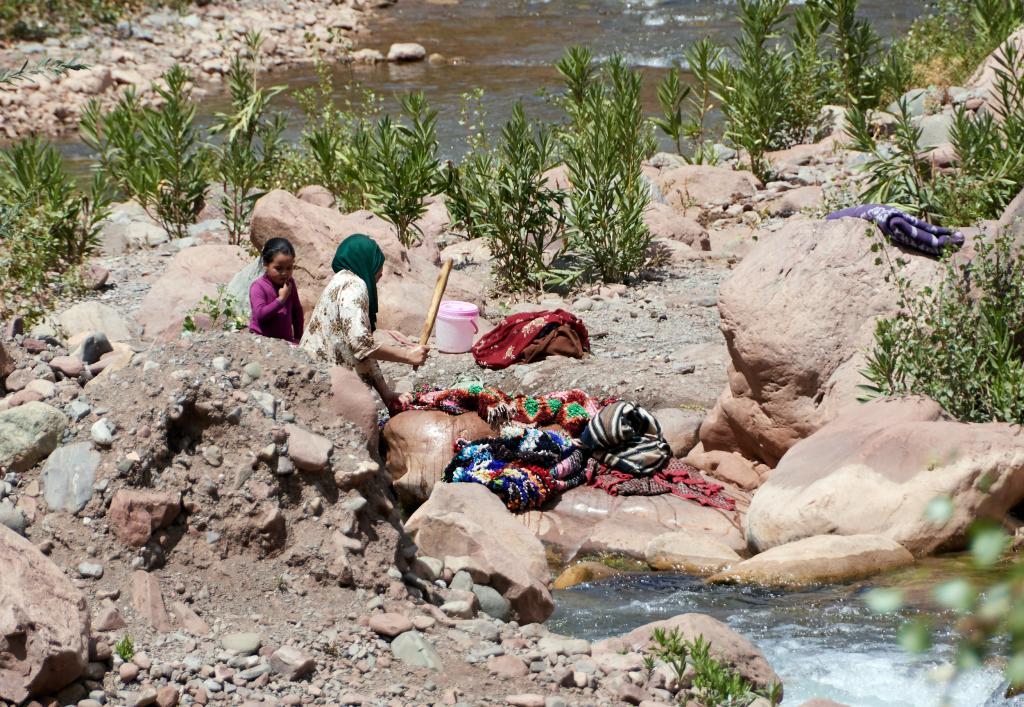 La Tessaout, en contrebas du village d'issfoula [Maroc] - 2023