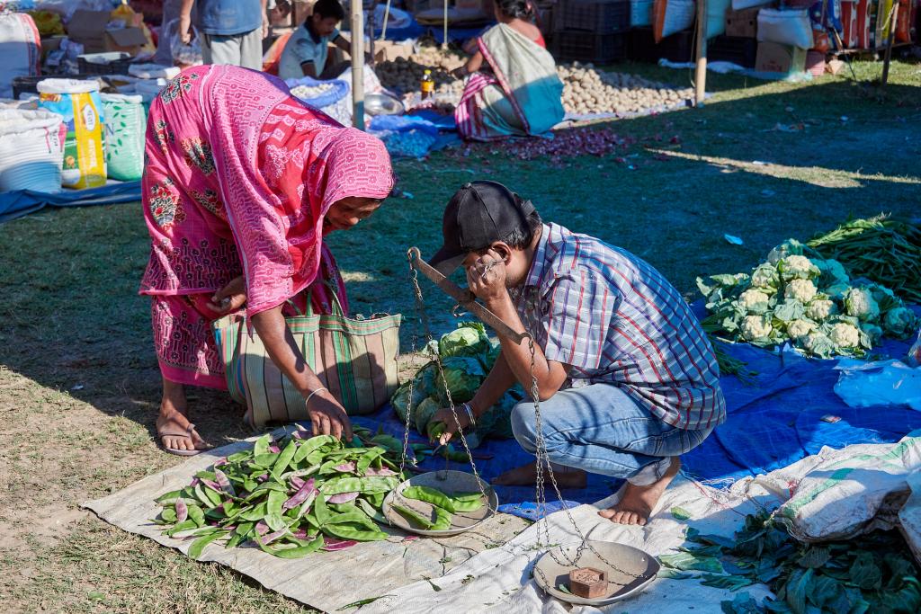 Marché de Khatkhatpur [Assam, Inde] - 2023