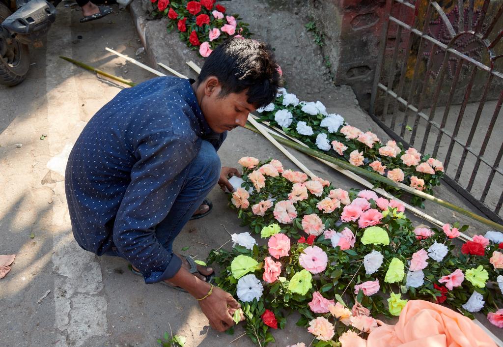 Marché aux fleurs de Guwahati [Assam, Inde] - 2023 