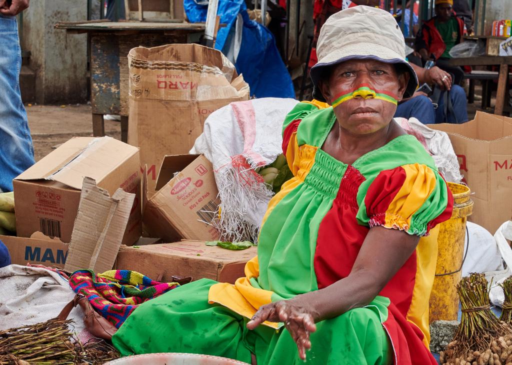 Marché de Goroka, Hautes-Terres [Papouasie Nouvelle Guinée] - 2024