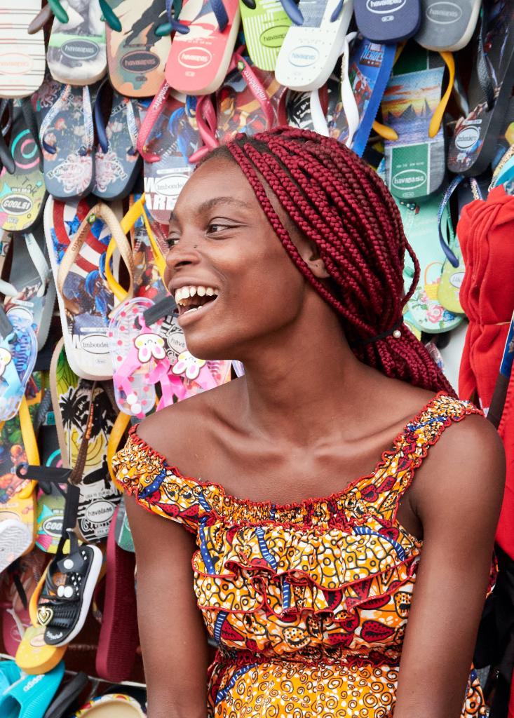 Marché à Sao Tomé, la capitale - 2024 