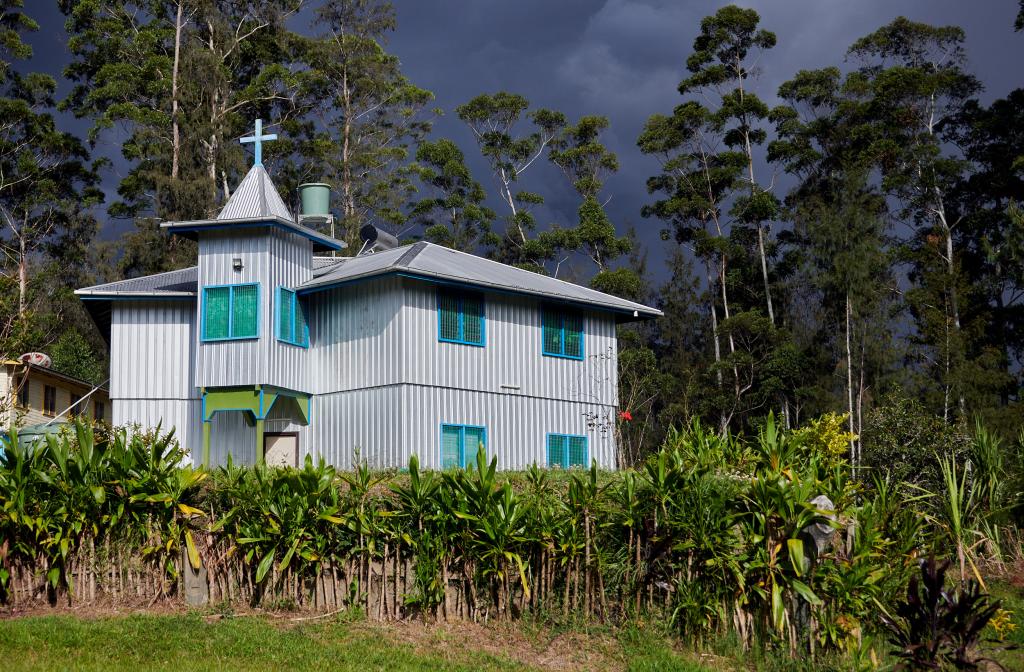 Wanepap, maison des missionnaires, province d'Enga [Papouasie Nouvelle Guinée] - 2024