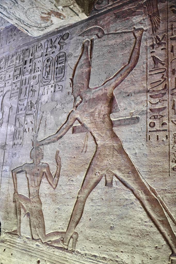 Massacre rituel des prisonniers, temple d’Abu Simbel [Egypte] - 2022