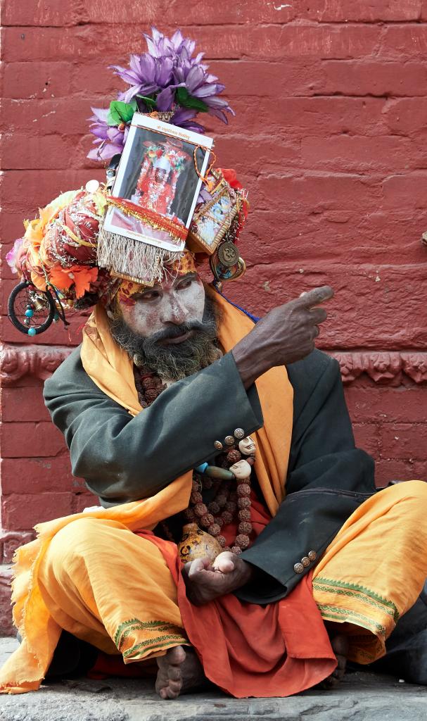 Sadhu à Pashupatinath, Kathmandu [Népal] - 2022