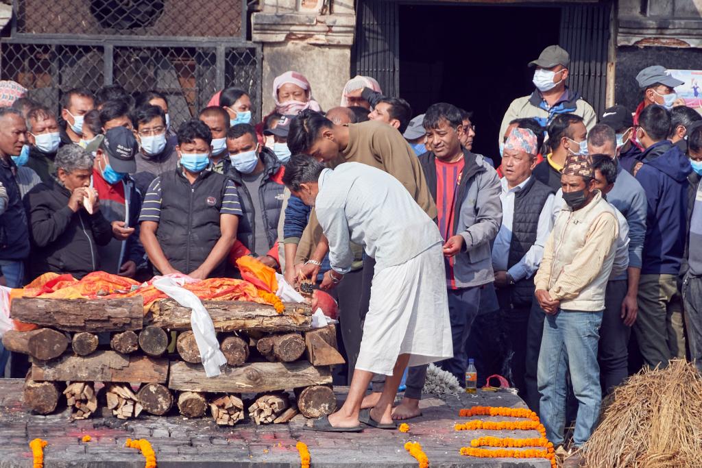 Crémation à Pashupatinath, Kathmandu [Népal] - 2022 