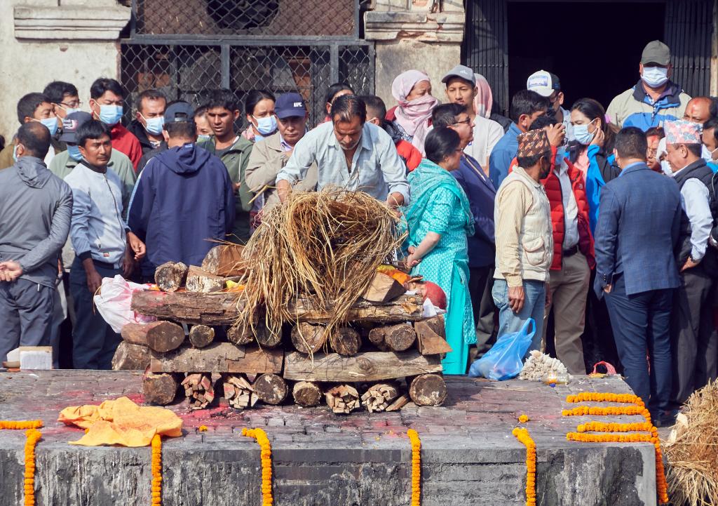 Crémation à Pashupatinath, Kathmandu [Népal] - 2022 