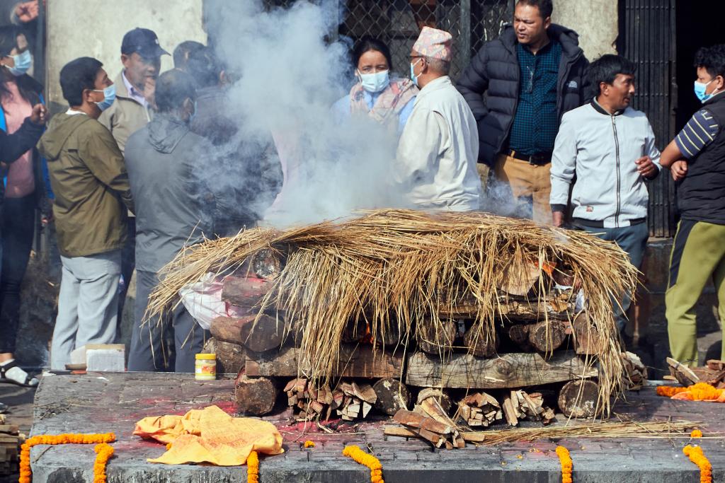 Crémation à Pashupatinath, Kathmandu [Népal] - 2022 