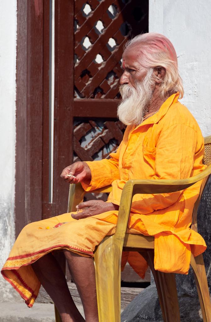 Sadhu à Pashupatinath, Kathmandu [Népal] - 2022 