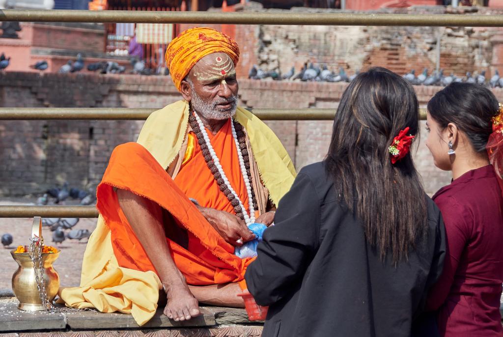 Sadhu à Pashupatinath, Kathmandu [Népal] - 2022 