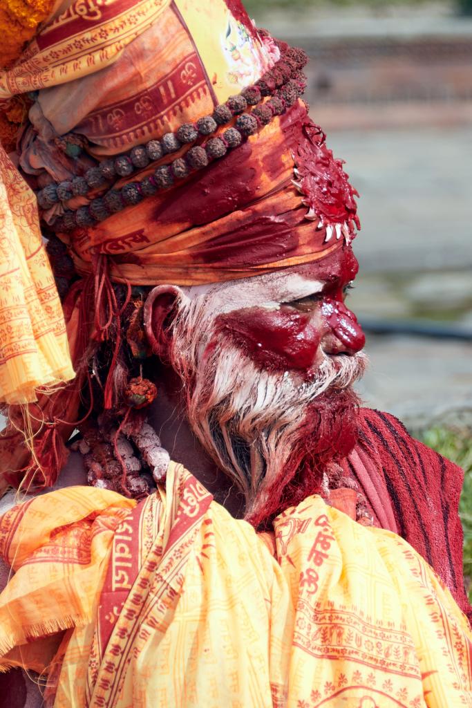 Sadhu à Pashupatinath, Kathmandu [Népal] - 2022 