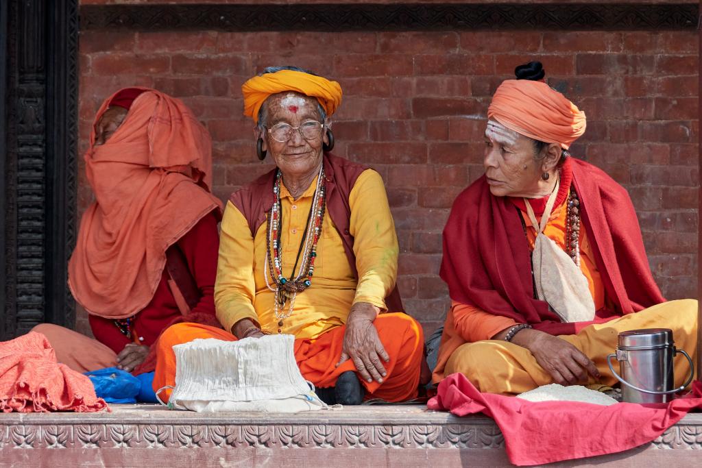 Sadhu à Pashupatinath, Kathmandu [Népal] - 2022 
