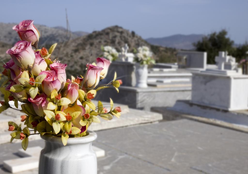 Cimetière, Plateau du Lassithi, Crète - 2008
