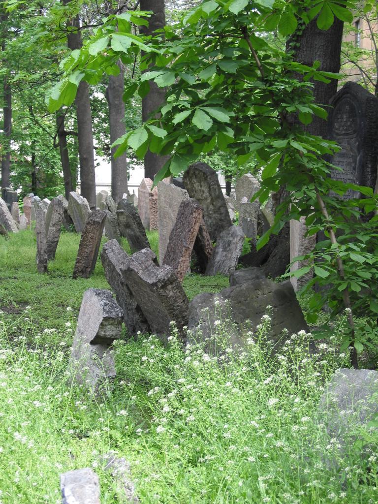 Le cimetière juif, Prague - 2005