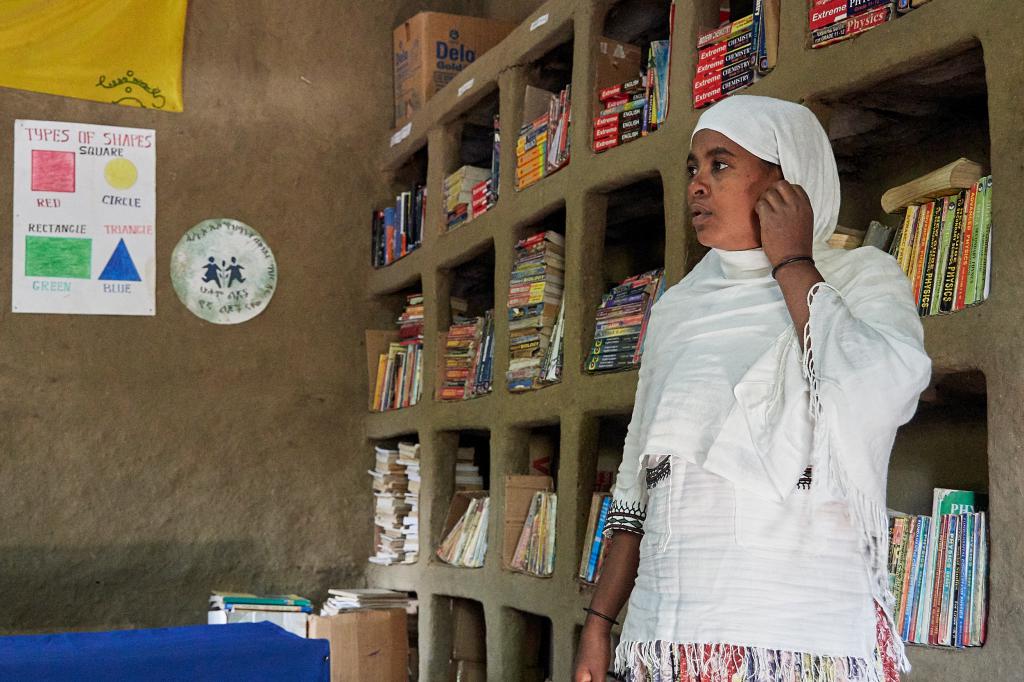 La bibliothèque, Awra Amba [Ethiopie] - 2019