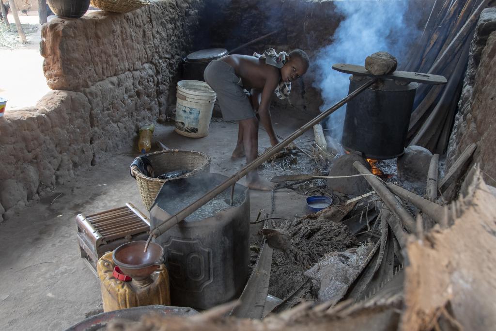 Distillation d'alcool de palme, Adjarra [Bénin] - 2018