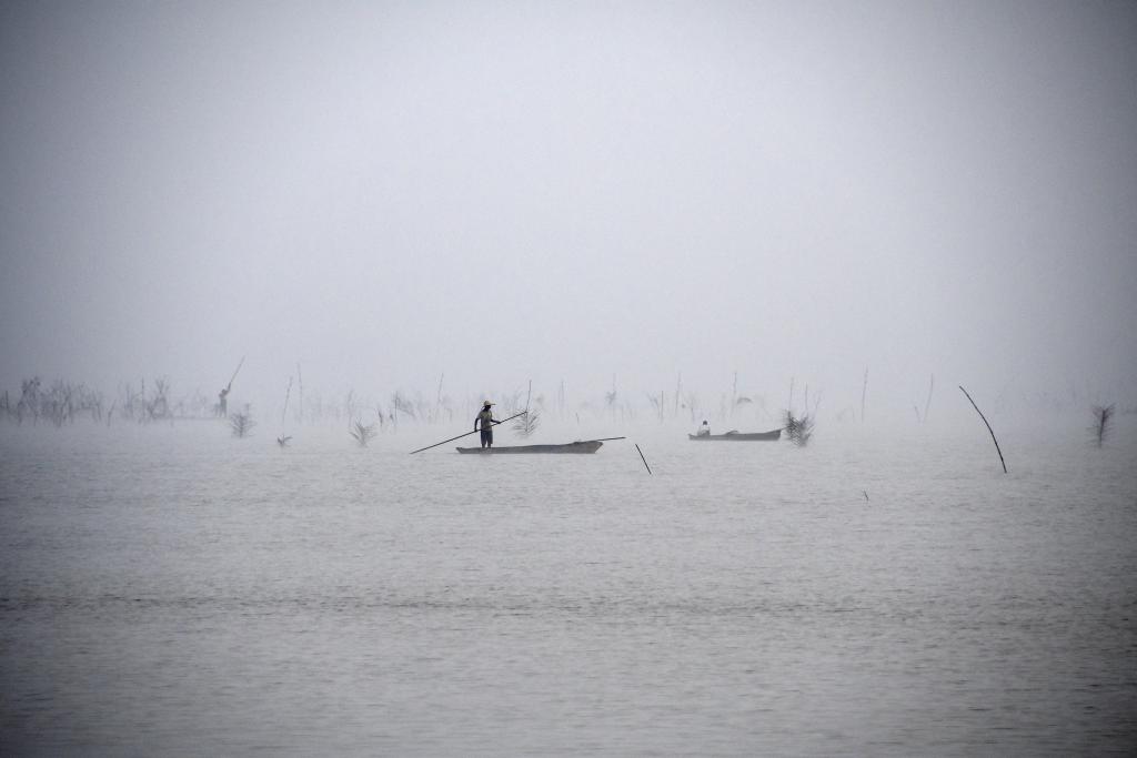 Petit matin sur le lac Ahémé, Bopa [Bénin] - 2018