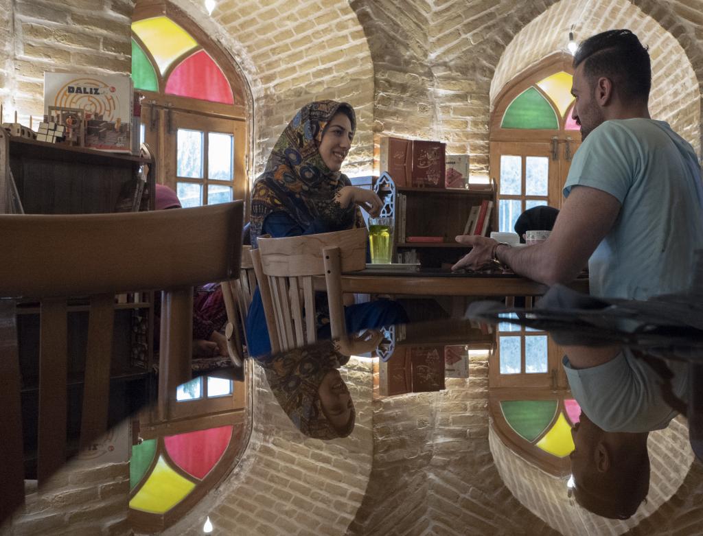 Dans un café d'Ispahan [Iran] - 2018