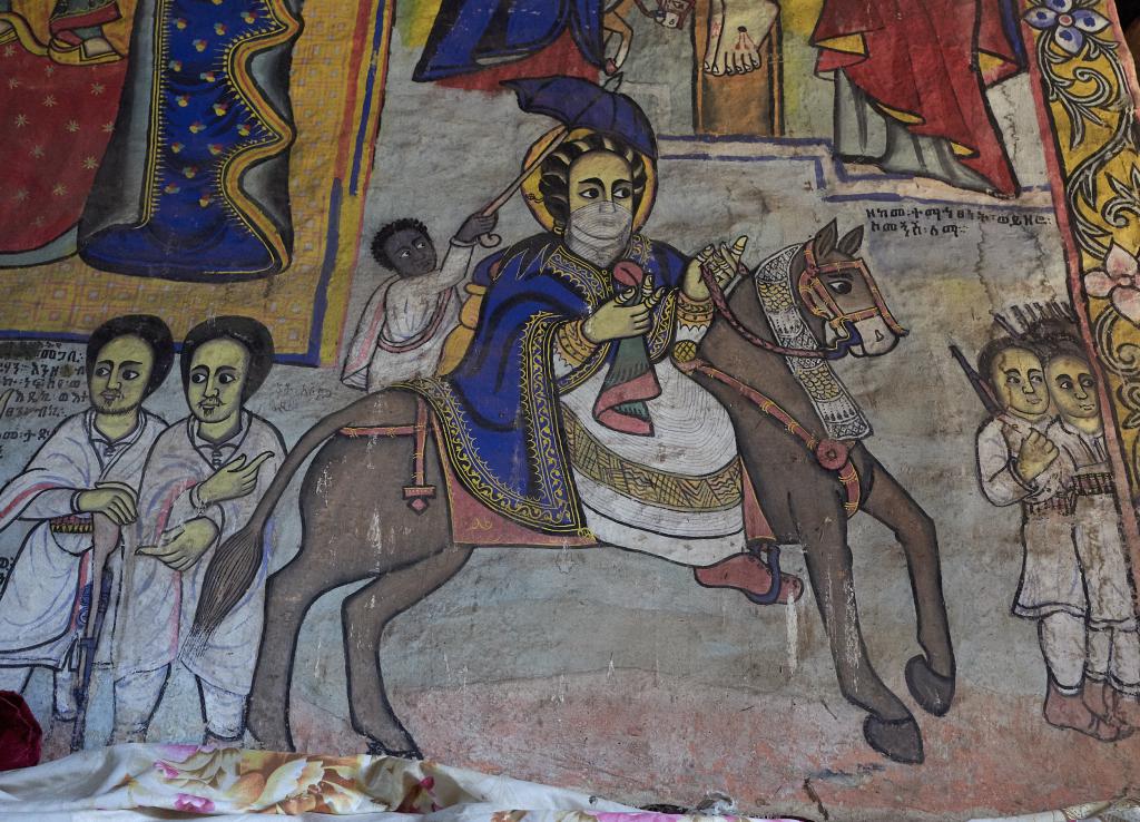 Balthazar, le roi mage, église Debret Mariam, lac Tana [Ethiopie] - 2019