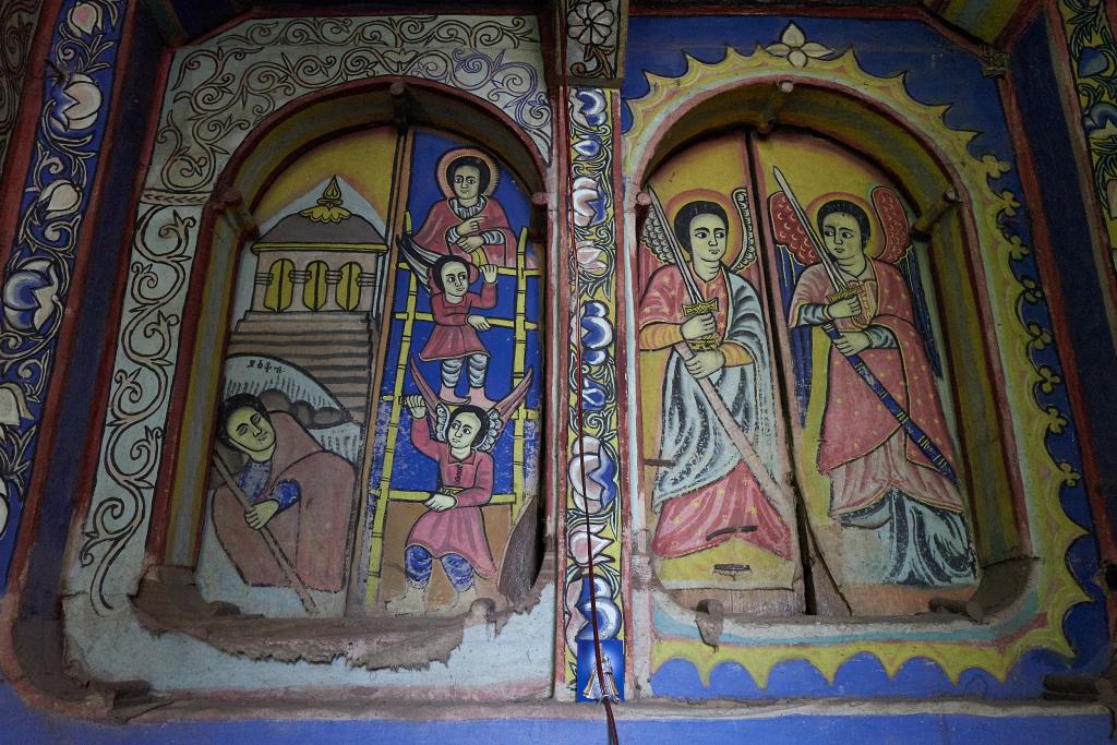 Echelle de Jacob, église Debret Mariam, lac Tana [Ethiopie] - 2019