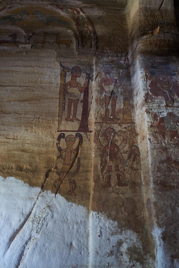 Adam et Eve, église Maryam Korkor, massif de Gheralta [Ethiopie] - 2019