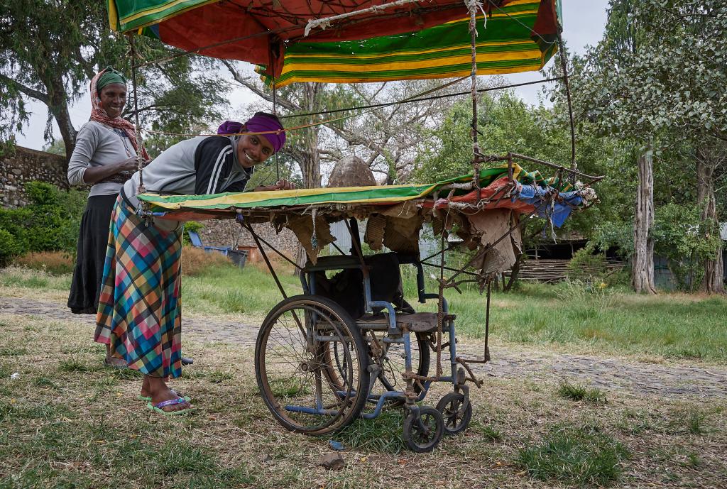 Devant les Bains de Fasilidas, près de Gondar [Ethiopie] - 2019