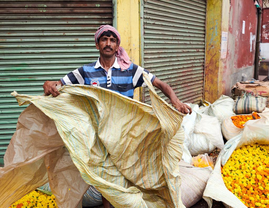 Calcutta. Le marché aux fleurs [Inde] - 2020