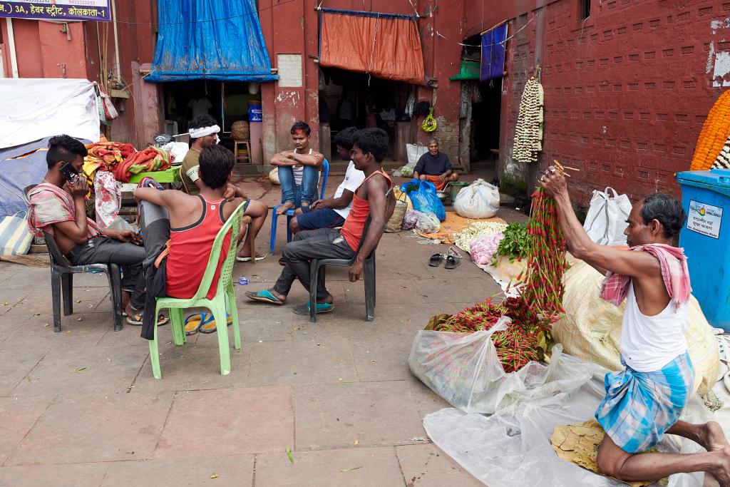 Calcutta. Sur les ghats [Inde] - 2020