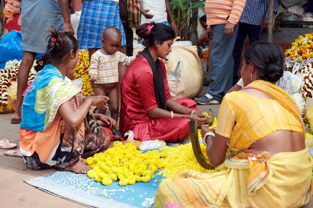 Calcutta. Le marché aux fleurs [Inde] - 2020