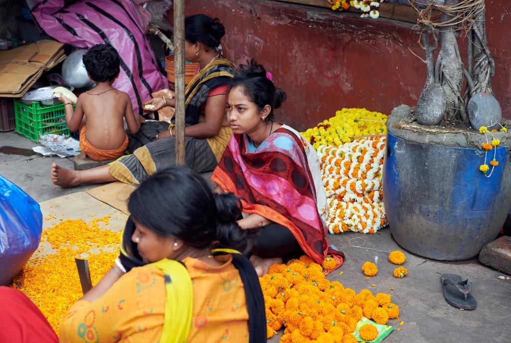 Calcutta. Le marché aux fleurs [Inde] - 2020