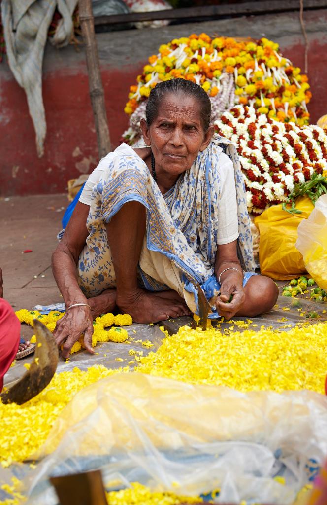 Calcutta. Le marché aux fleurs [Inde] - 2020