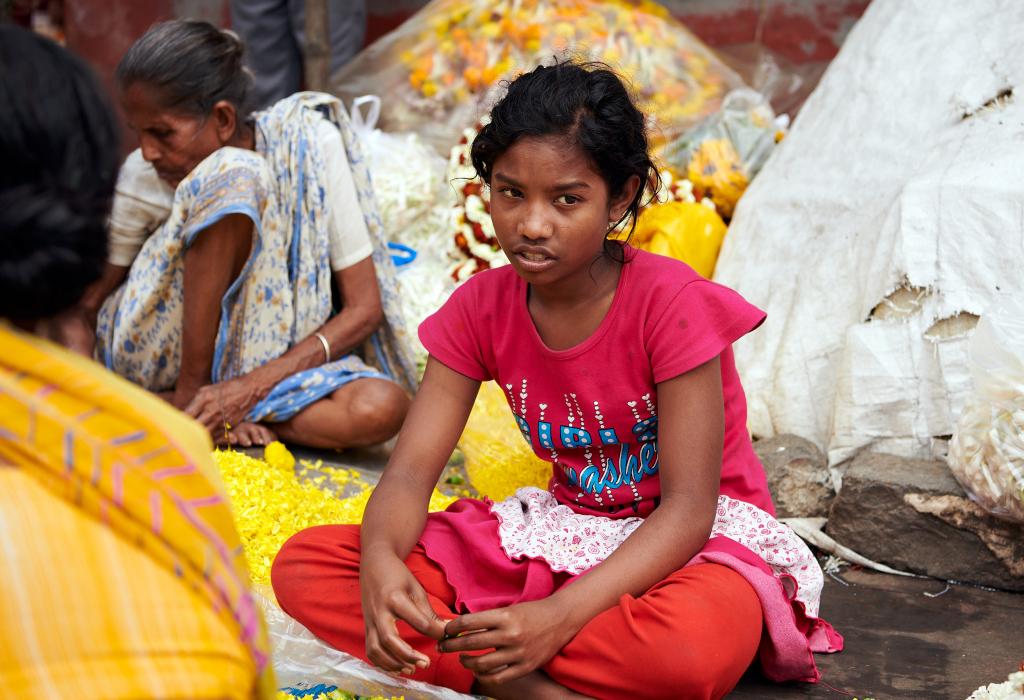Calcutta. Le marché aux fleurs [Inde] - 2020