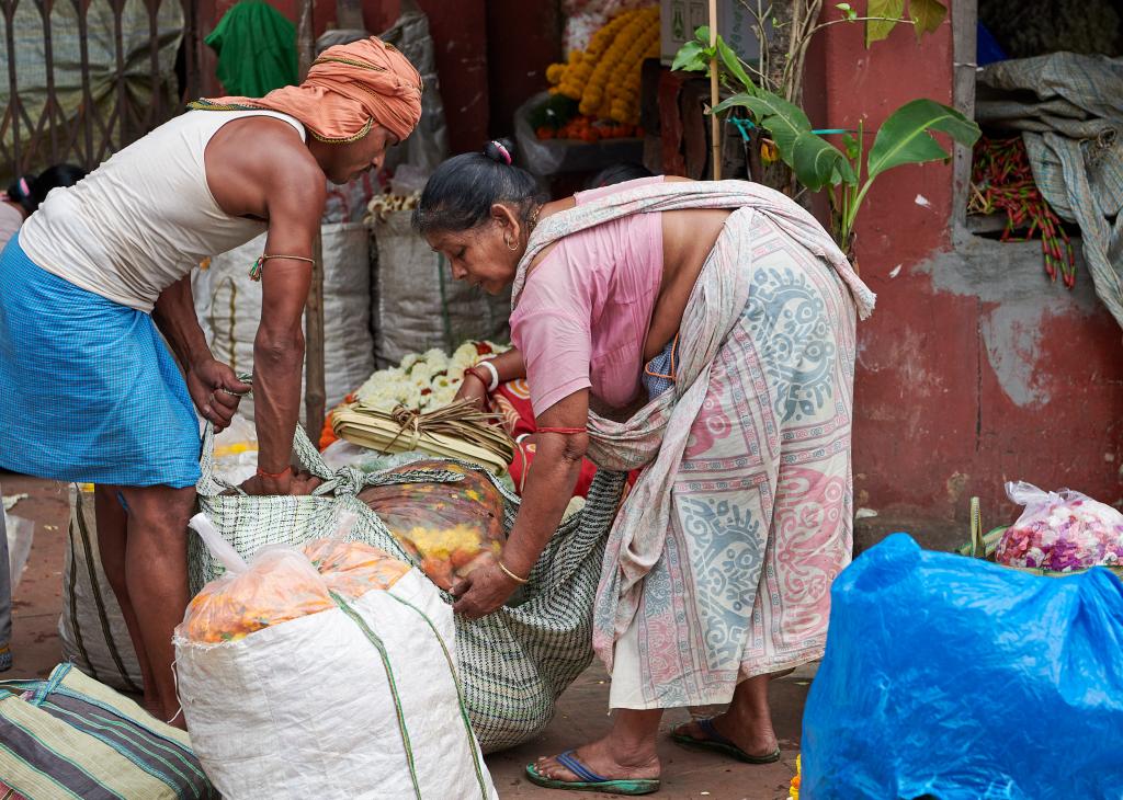 Calcutta. Le marché aux fleurs [Inde] - 2020