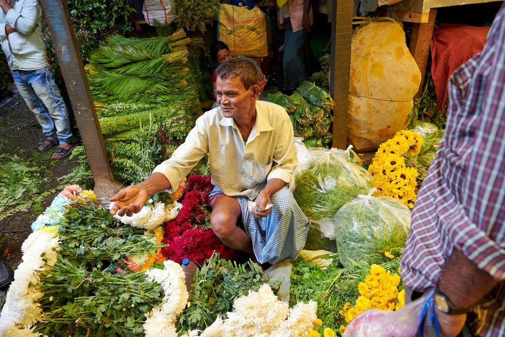 Calcutta. Le marché aux fleurs [Inde] - 2020