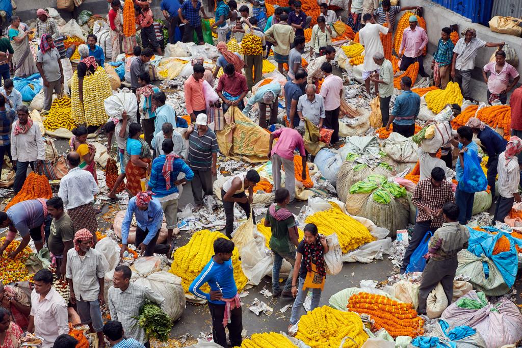 Calcutta. Le marché aux fleurs [Inde] - 2020