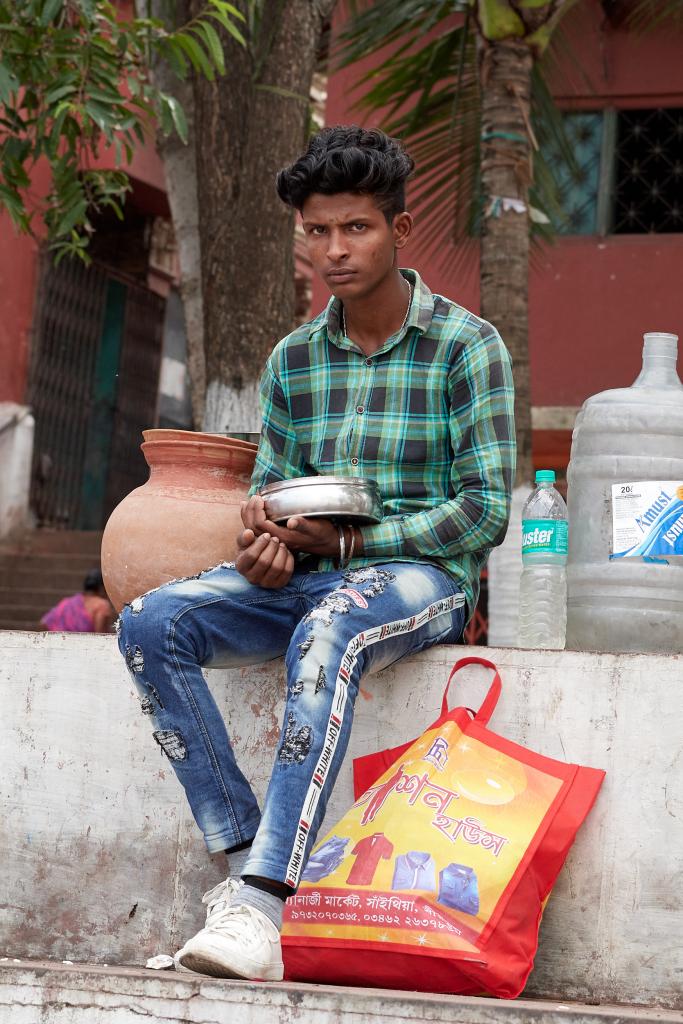 Calcutta. Sur les ghats [Inde] - 2020
