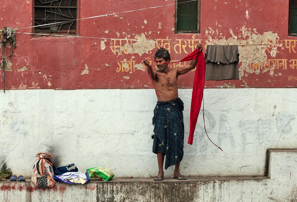 Calcutta. Sur les ghats [Inde] - 2020