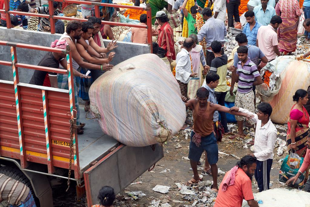 Calcutta. Le marché aux fleurs [Inde] - 2020