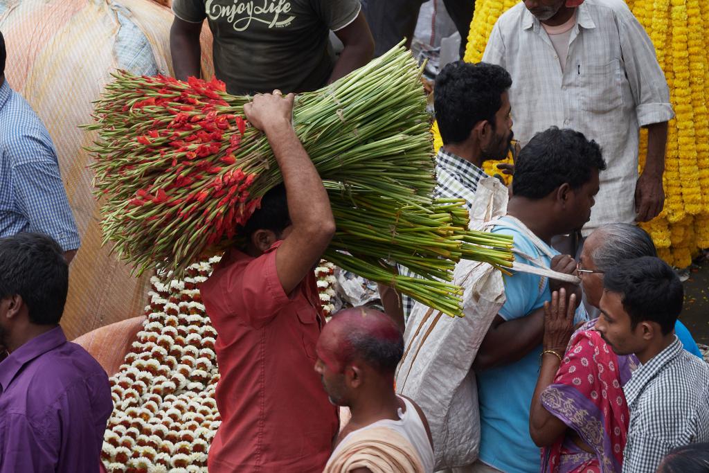 Calcutta. Le marché aux fleurs [Inde] - 2020