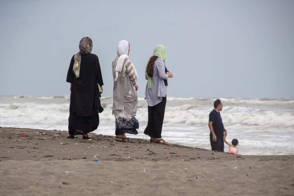 La plage d'Abbas Abad, mer Caspienne [Iran] - 2018