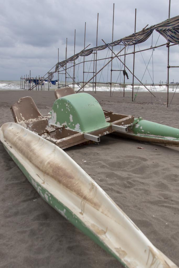 La plage d'Abbas Abad, mer Caspienne [Iran] - 2018