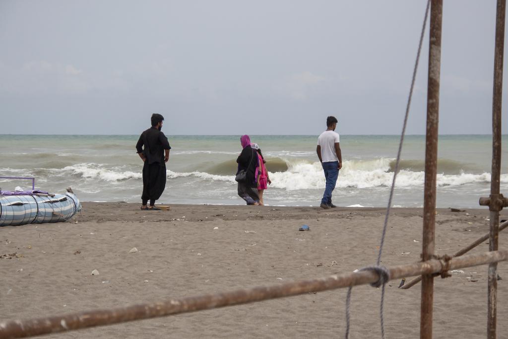 La plage d'Abbas Abad, mer Caspienne [Iran] - 2018