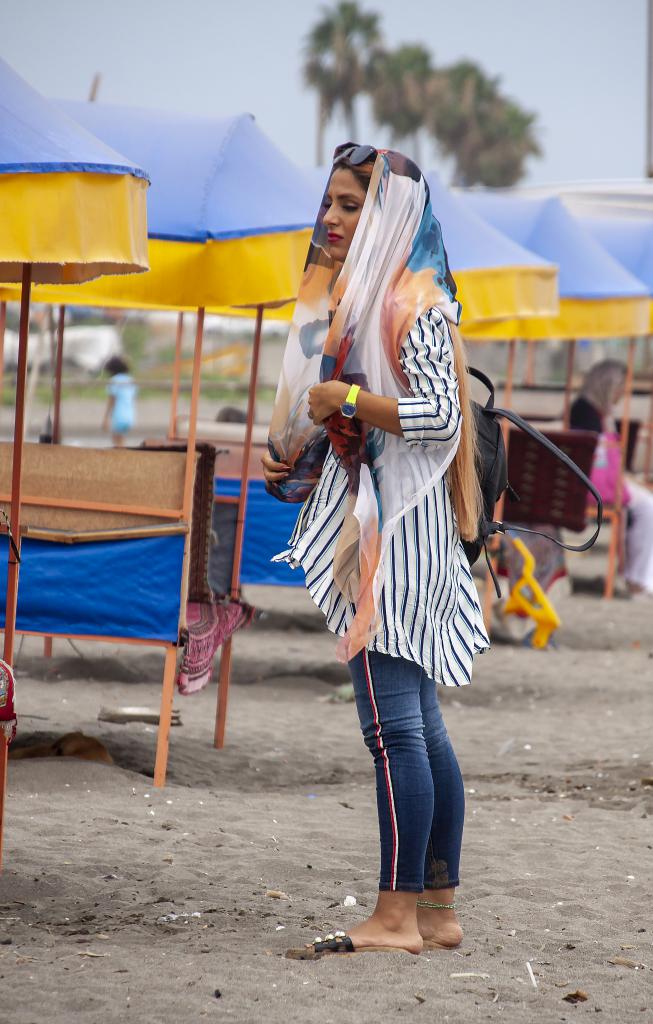 La plage d'Abbas Abad, mer Caspienne [Iran] - 2018