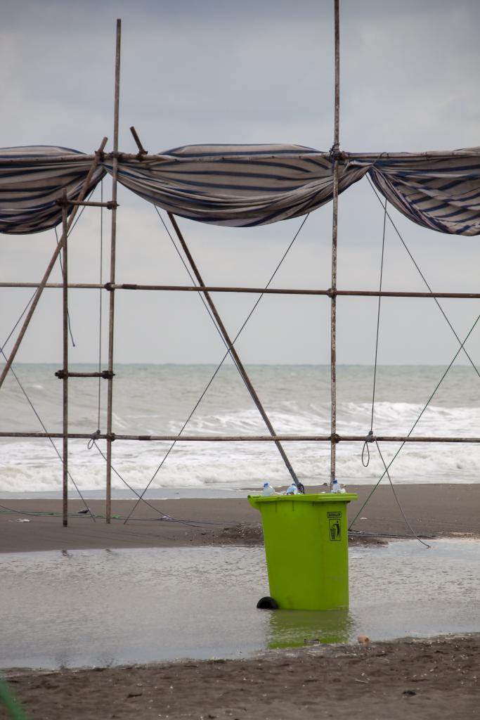 La plage d'Abbas Abad, mer Caspienne [Iran] - 2018