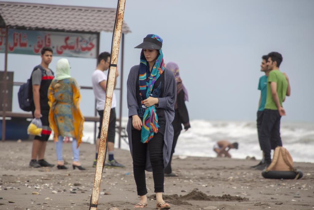 La plage d'Abbas Abad, mer Caspienne [Iran] - 2018