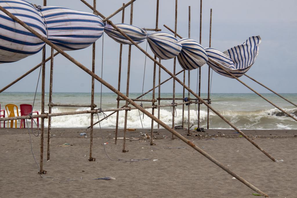 La plage d'Abbas Abad, mer Caspienne [Iran] - 2018