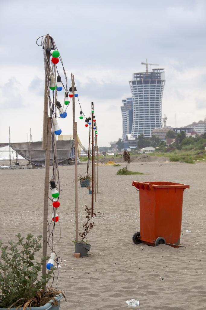 La plage d'Abbas Abad, mer Caspienne [Iran] - 2018