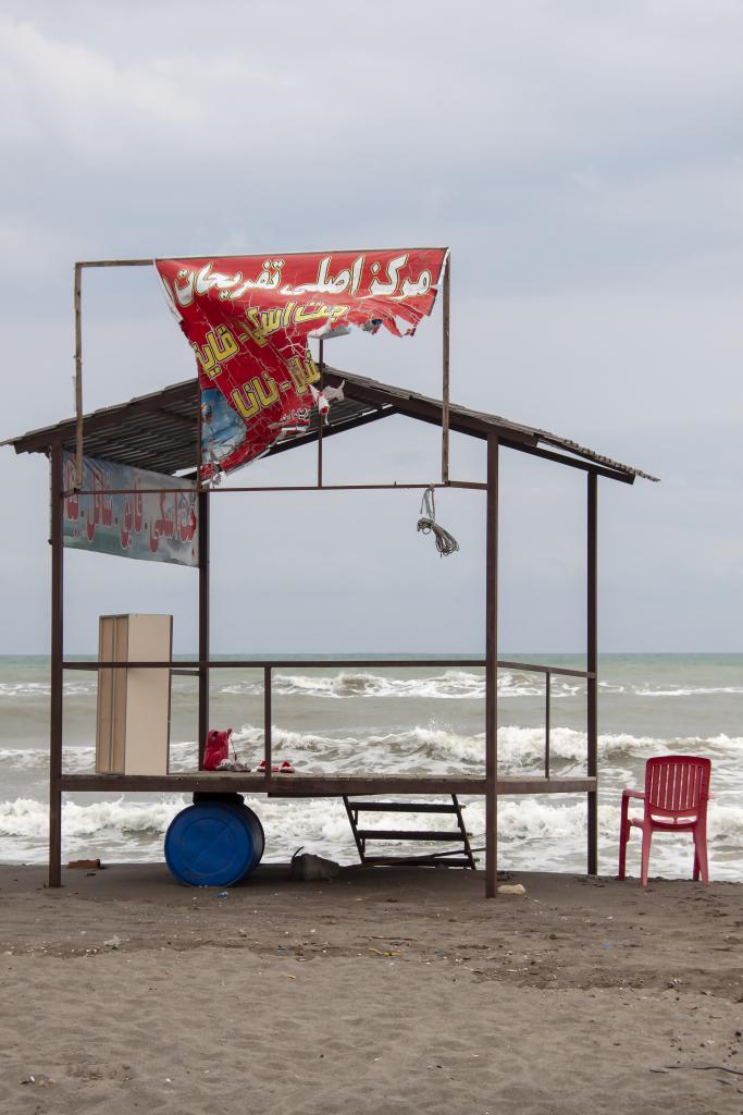 La plage d'Abbas Abad, mer Caspienne [Iran] - 2018